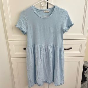 LA hearts 💙 (PacSun) light blue dress